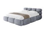 POLSTERBETT mit Bettkasten und Lattenrost, Boxbett ohne Matratze - NOMA 120x200 Grau