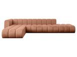 ECKSOFA modulares Sofa Zuvon-L2 - 387x177x70 cm Apricot