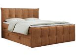 BOXSPRINGBETT PREMIUM 11 KING 180/200 Orange Struktur - H3
