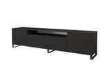 LOWBOARD ZENO-S 200x53x41 cm - Schwarz