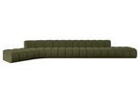 ECKSOFA modulares Sofa Solven-L3 - 562x174x70 cm Grün
