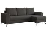 ECKSOFA Hugo Boucle Dunkelgrau