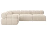 ECKSOFA modulares Sofa Mende-L2 - 285x190x70 cm Beige Cord