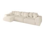 ECKSOFA Ottomane links ESKAR-L 364x176x84 Taupe Cord