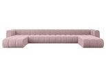 WOHNLANDSCHAFT modulares Sofa Joren-U3 - 501x177x70 cm Rosa