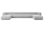 WOHNLANDSCHAFT modulares Sofa Joren-U3 - 501x177x70 cm Grau