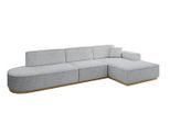 ECKSOFA Ottomane Rechts IREA-L2-v2 - 327x165x80 cm Grau
