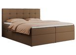 BOXBETT CENTO 120/200 Braun Kunstleder - H4