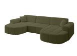WOHNLANDSCHAFT LIVO-U1 - 315x173x79,5 cm Grün