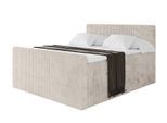 BOXSPRINGBETT mit Matratze H3|H4 und Lattenrost - TOLO-Z KING 180x200 Cord - Creme