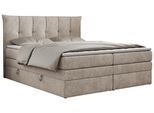 BOXSPRINGBETT PREMIUM 10 KING 180/200 Beige Struktur - H4