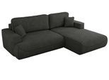 ECKSOFA OVO L Dunkelgrau Struktur - Rechts Seite