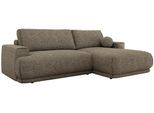 ECKSCHLAFSOFA RINA L Grau Strukture - rechts