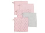 WASCHLAPPEN 5er-Set rosa