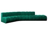 ECKSOFA modulares Sofa Brilo-L1 - 380x174x70 cm Grün