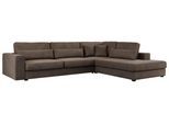 ECKSOFA Savona Braun Velvet - rechts