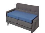SOFA-AUFLAGE dunkelblau 100/50/10 cm – Sitzkissen orthopädisch