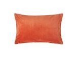 KISSENHÜLLE Baumwollsamt orange 30/50 cm