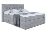 BOXSPRINGBETT NOEL KING - 180 x 200 - H3/H4 - Grau
