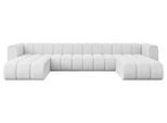 WOHNLANDSCHAFT modulares Sofa Joren-U2 - 410x177x70 cm Weiß