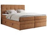 BOXSPRINGBETT ERNI KING 120/200 Orange Struktur - H4
