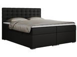 BOXBETT SUSAN 120/200 Schwarz Kunstleder - H4