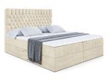 BOXBETT mit Matratze H3 und Lattenrost - SERENE - 180x200 Beige