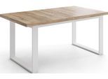 ESSTISCH Sana rechteckig ausziehbar, Sonoma Eiche 160/240/90/75 cm