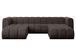 WOHNLANDSCHAFT modulares Sofa Joren-U1 - 319x177x70 cm Braun