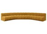 WOHNLANDSCHAFT modulares Sofa Montra-U1 - 490x174x70 cm Senfgelb