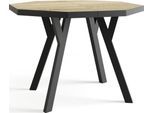 ESSTISCH Desmond achteckiger ausziehbarer, Sonoma Eiche 100-150/100/76 cm