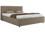 POLSTERBETT PAVO CLASSIC 160/200 - Grau Strukture - Pocket-Matratze