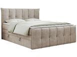 BOXSPRINGBETT PREMIUM 11 KING 200/200 Beige Struktur - H4