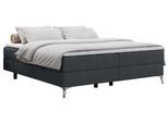 BOXBETT LESS 160/200 Dunkelgrau Struktur - H4