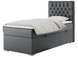 BOXBETT PERA 90/200 Dunkelgrau Kunstleder - H3 - Rechts Seite