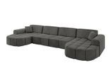 WOHNLANDSCHAFT LIVO-U2 - 400x173x79,5 cm Dunkelgrau