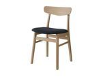 Esszimmerstuhl HAMMEL FURNITURE "Mosbøl, Stuhl, Massivholz mit gepolstertem Sitz – robust & komfortabel", weiß (, weiß geölt, weiß geölt, dunkelgrau), B:48cm H:79cm T:46cm, Massivholz, Stoff, Stühle, Esszimmerstuhl, Massivholz, gepolsterte Sitzfläche, versch. Farbvarianten
