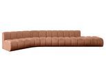 ECKSOFA modulares Sofa Brilo-L2 - 471x174x70 cm Apricot