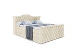 BOXSPRINGBETT VILA-Z KING - 180x200 - H3/H4 - Beige