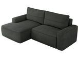 ECKSOFA BELLUNO L Dunkelgrau Strukture - Links