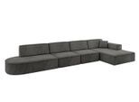 ECKSOFA Ottomane Rechts IREA-L3-v4 - 412x165x77 cm Ecru