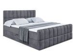 BOXBETT MIAMI-Z - 160x200 cm - H4 - Dunkelgrau
