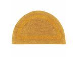 BADEMATTE halbrund 50/80 cm, 100% Baumwolle, wendbar