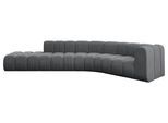 ECKSOFA modulares Sofa Tilmo-L1 - 399x194x70 cm Dunkelgrau