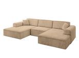 WOHNLANDSCHAFT IREA-U1-v3 - 303x171x79 cm Beige