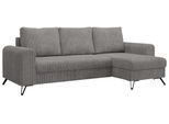 ECKSOFA Hugo Cord Hellgrau