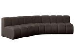 ECKSOFA modulares Sofa Montra-L1 - 290x174x70 cm Braun