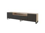LOWBOARD KITO-S 200x53x41 cm - Artisan / Schwarz