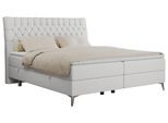 BOXBETT MILEN 120/200 Weiß Kunstleder - H3