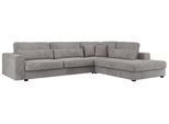 ECKSOFA Savona Grau Cord - rechts
